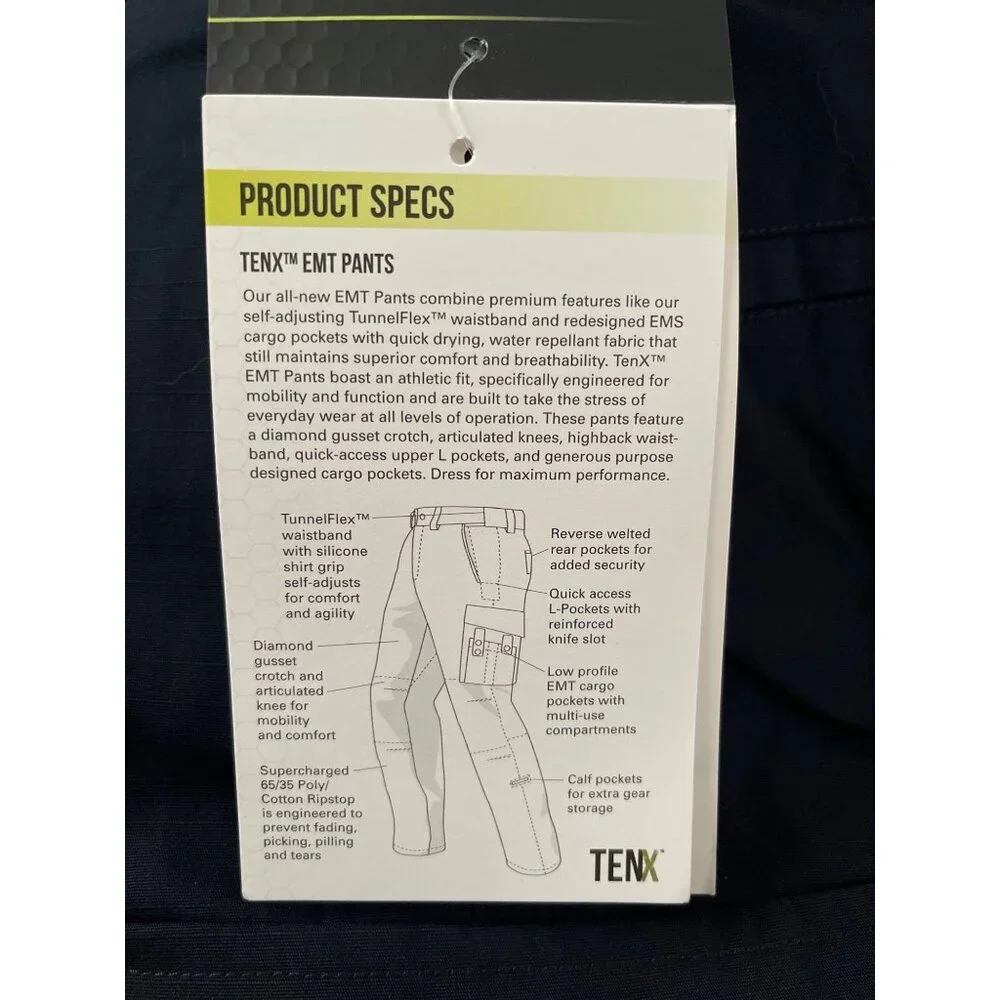 NWT Blauer TENX EMT Pants Mens 34x32 Dark Navy 8829 - Picture 6 of 8